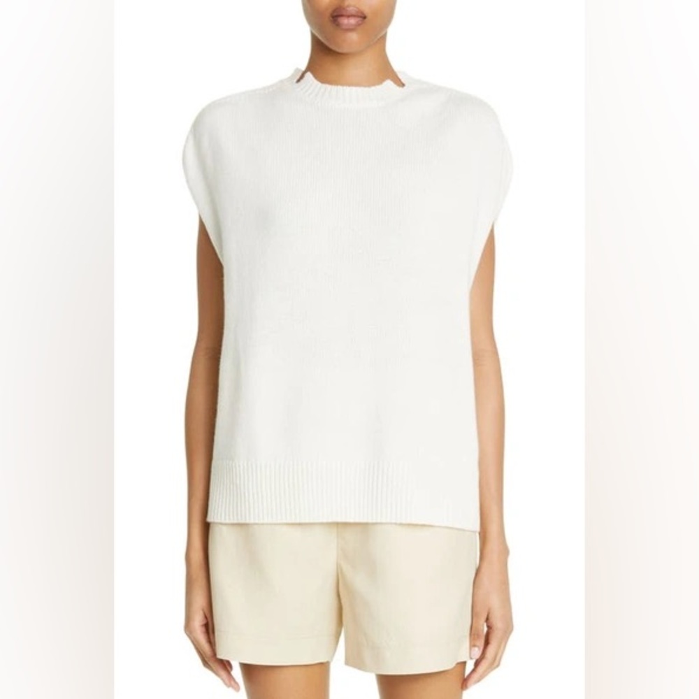 LOULOU Studio Sagar sweater in ivory NWT